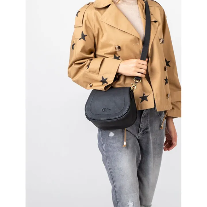 Schoudertassen|Crossbody>Chabo Susy Saddle Bag black