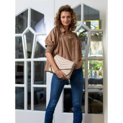 Schoudertassen|Handtassen>Chabo Venice Durban Handbag sand