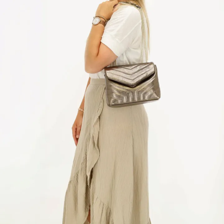 Schoudertassen|Crossbody>Charm London Anna Shoulderbag pewter