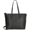 Dames Schooltassen|Schooltas Shoppers>Charm London Birmingham Shopper 15.6 inch zwart