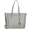 Dames Schooltassen|Schooltas Shoppers>Charm London Birmingham Shopper 15.6" grijs