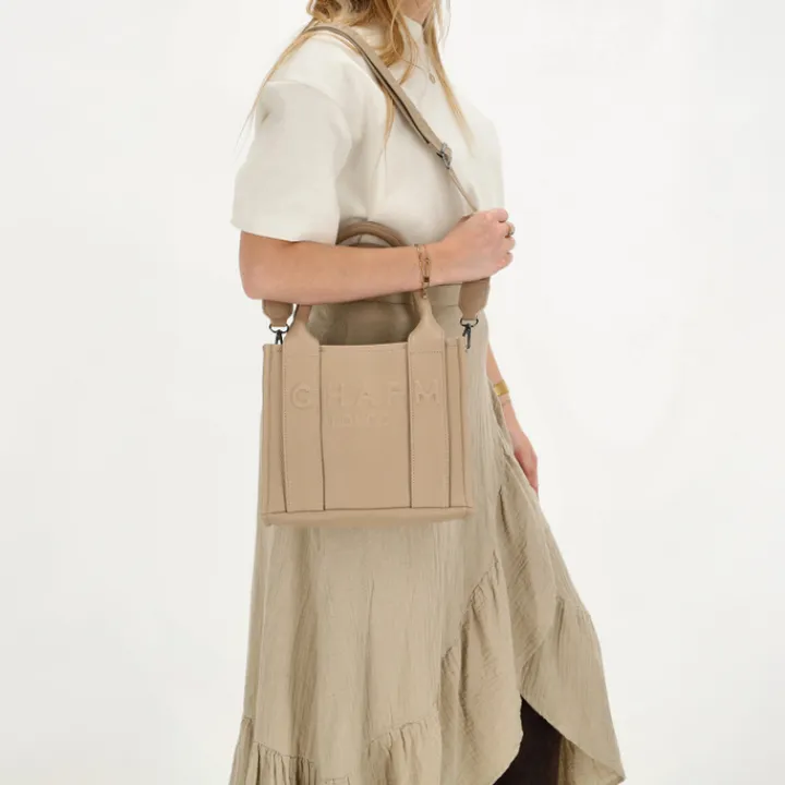 Schoudertassen|Handtassen>Charm London Bond Handbag sand