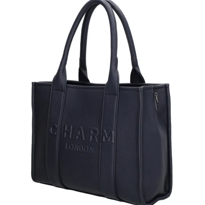 Shoppers|Schoudertassen>Charm London Bond Shopper blue