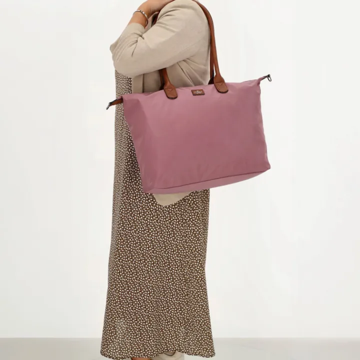 Dames Schooltassen|Schooltas Shoppers>Charm London Buckingham Laptopbag lightpurple