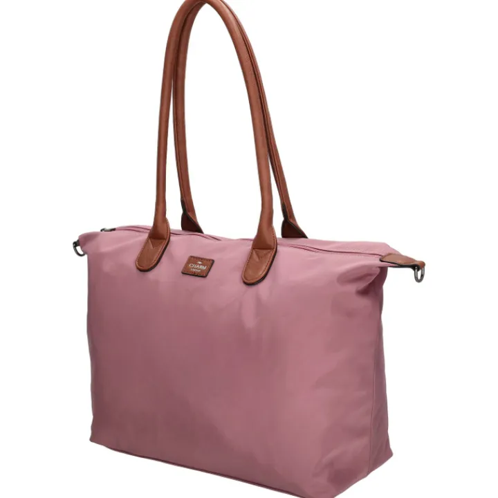 Dames Schooltassen|Schooltas Shoppers>Charm London Buckingham Laptopbag lightpurple