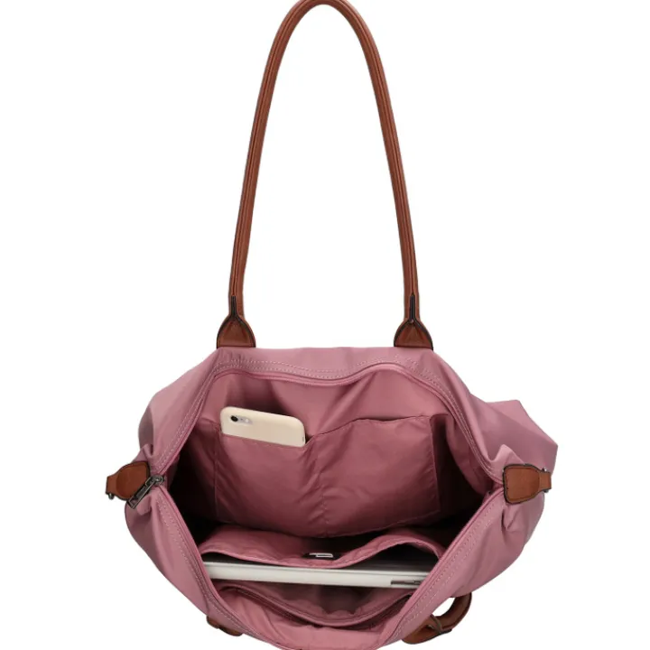 Dames Schooltassen|Schooltas Shoppers>Charm London Buckingham Laptopbag lightpurple