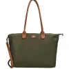 Dames Schooltassen|Schooltas Shoppers>Charm London Buckingham Laptopbag olive green