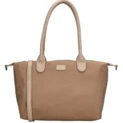 Shoppers|Schoudertassen>Charm London Buckingham Mono Shopper lichttaupe