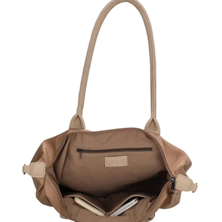 Shoppers|Schoudertassen>Charm London Buckingham Mono Shopper lichttaupe