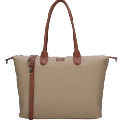 Dames Schooltassen|Schooltas Shoppers>Charm London Buckingham Palace Laptopbag taupe