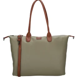 Dames Schooltassen|Schooltas Shoppers>Charm London Buckingham Palace Laptopbag olive green