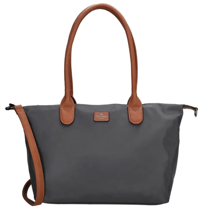 Shoppers|Schoudertassen>Charm London Buckingham Shopper grey