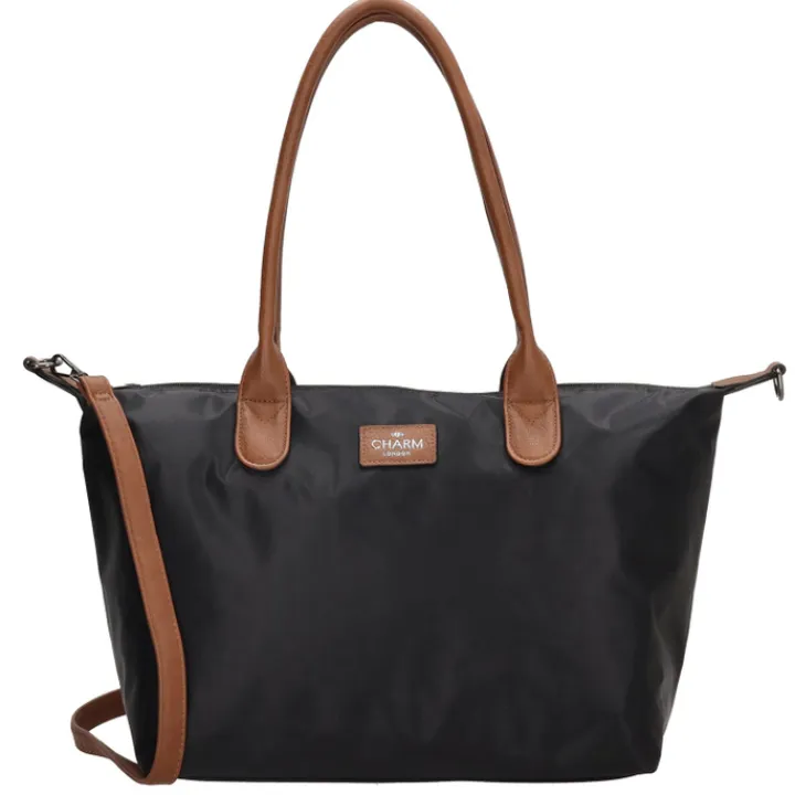 Shoppers|Schoudertassen>Charm London Buckingham Shopper zwart