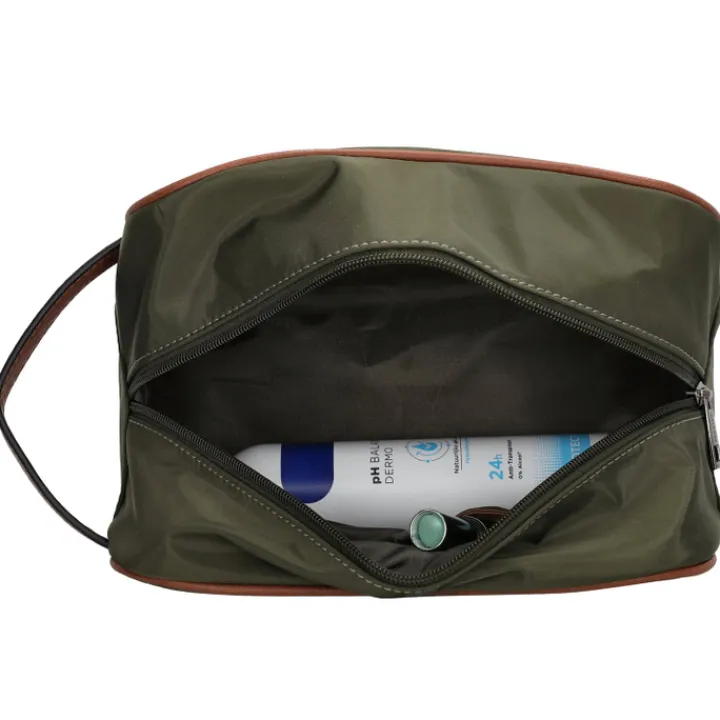 Toilettassen>Charm London Buckingham Toiletbag olivegreen