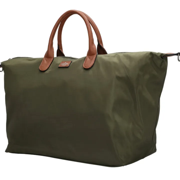 Dames Reistassen|Weekendtassen>Charm London Buckingham Travelbag olivegreen