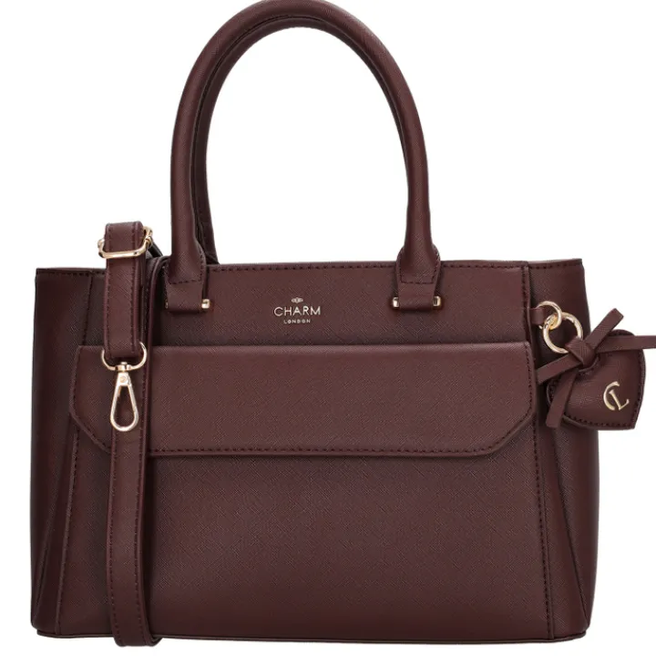 Schoudertassen|Handtassen>Charm London Cambridge Handbag red