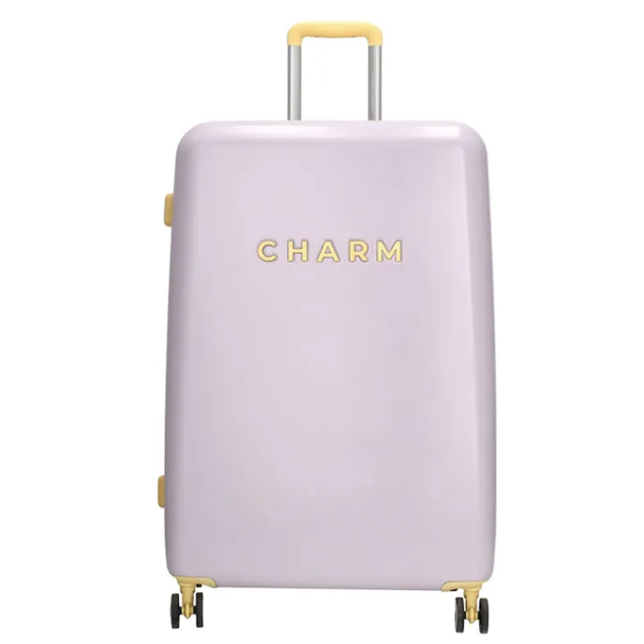 Lichtgewicht Koffers|Harde Koffers>Charm London Capetown Trolley L lila