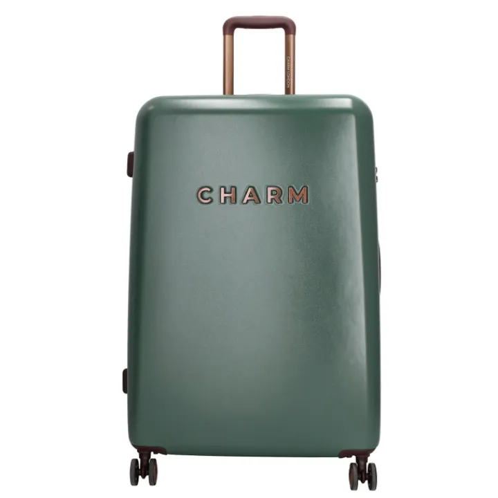 Reistrolleys|Reiskoffers>Charm London Capetown Trolley L darkgreen