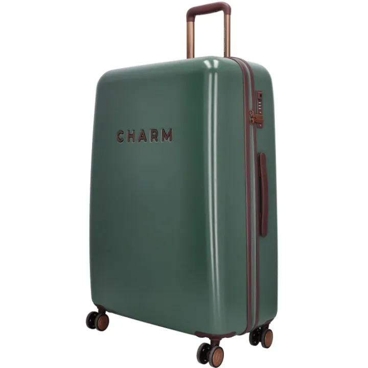 Reistrolleys|Reiskoffers>Charm London Capetown Trolley L darkgreen