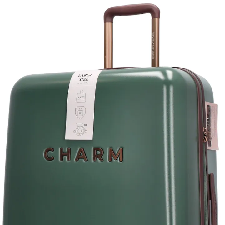 Reistrolleys|Reiskoffers>Charm London Capetown Trolley L darkgreen