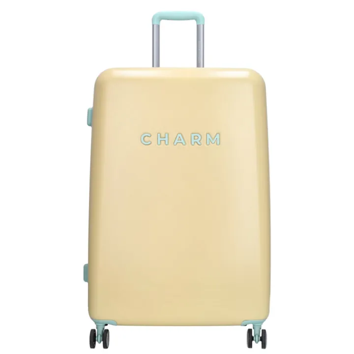 Lichtgewicht Koffers|Harde Koffers>Charm London Capetown Trolley L soft yellow