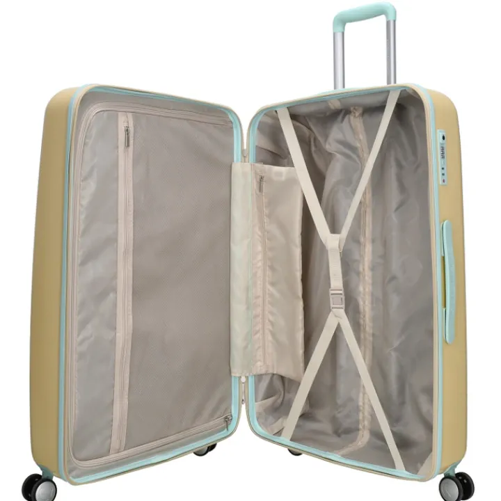 Lichtgewicht Koffers|Harde Koffers>Charm London Capetown Trolley L soft yellow