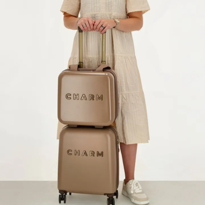 Handbagage Trolleys|Laptop Trolleys>Charm London Capetown Underseater taupe