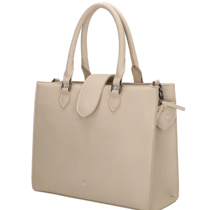 Shoppers|Schoudertassen>Charm London Castle Hill Handbag beige