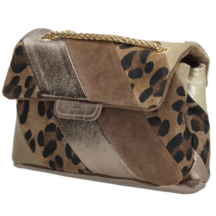 Schoudertassen|Crossbody>Charm London Elisa Schoudertas leopard