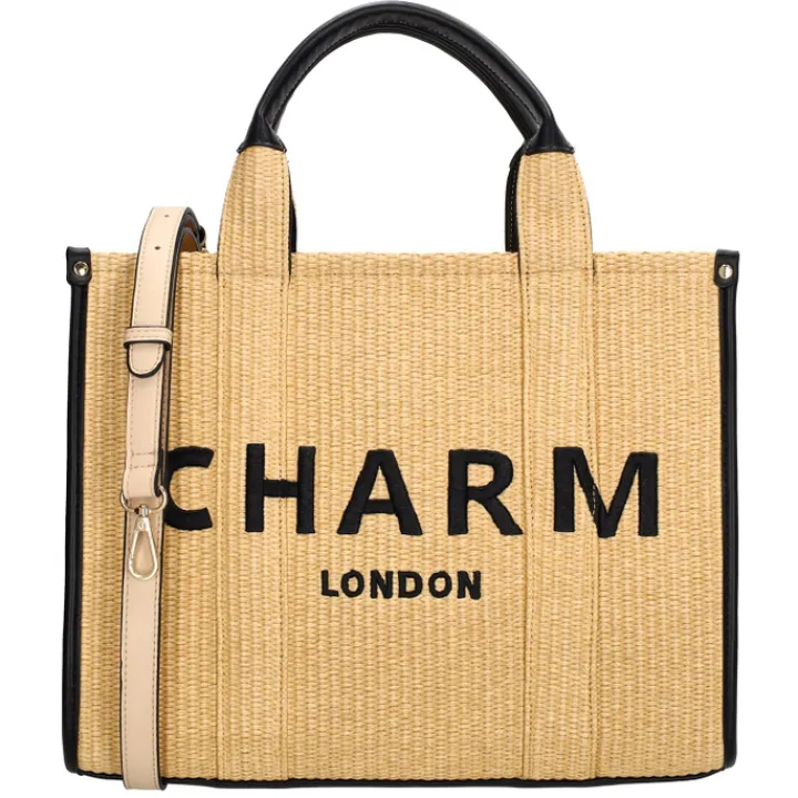 Schoudertassen|Handtassen>Charm London Harrow Handbag zand