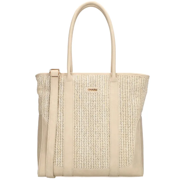 Shoppers|Schoudertassen>Charm London Hillingdon Shopper wit