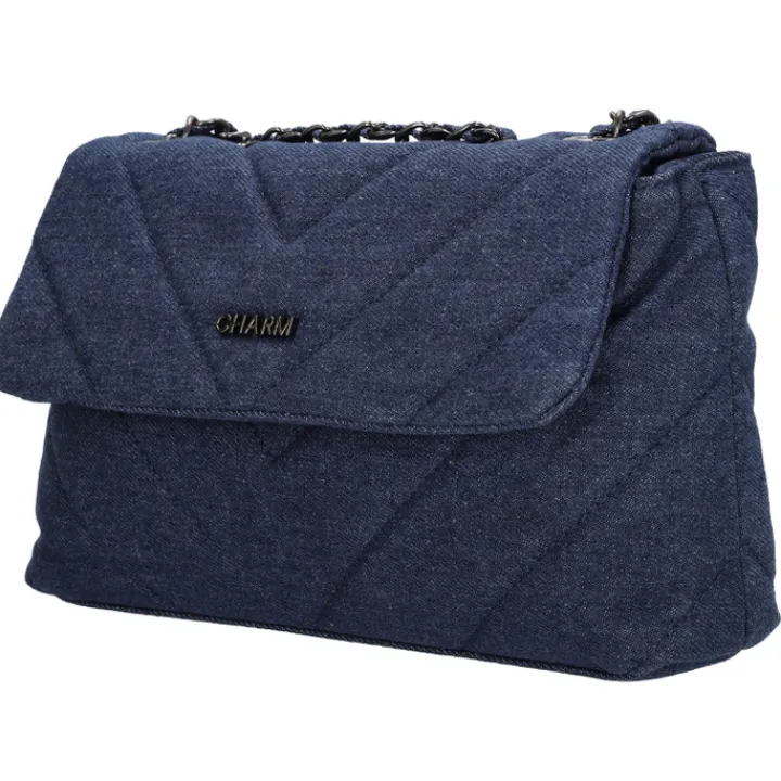 Shoppers|Schoudertassen>Charm London Hollywood Shoulderbag blue