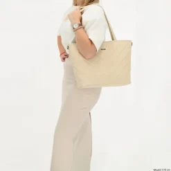 Shoppers|Schoudertassen>Charm London Hollywood Shopper beige