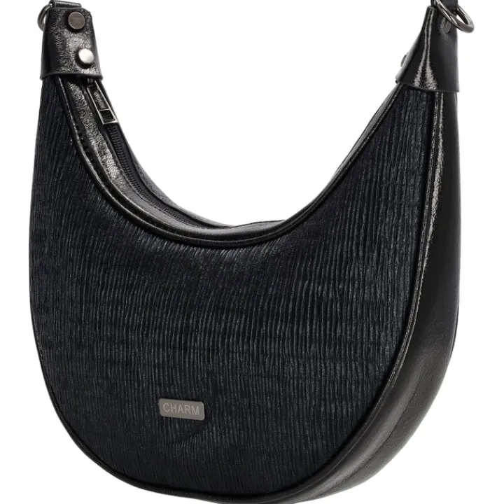Schoudertassen|Crossbody>Charm London Kingsway Shoulderbag black