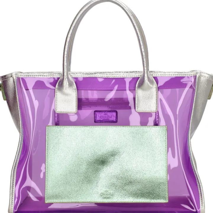 Shoppers|Schoudertassen>Charm London La Marina Shopper paars
