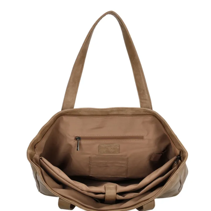 Schoudertassen|Fashion Tassen>Charm London Liberty Laptoptas 17.3" taupe