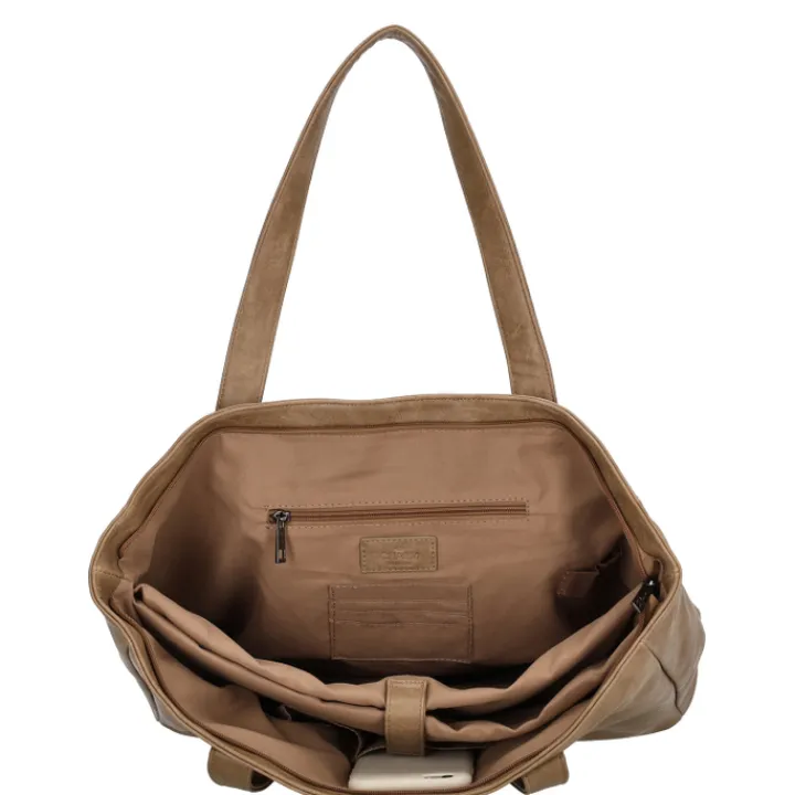 Schoudertassen|Fashion Tassen>Charm London Liberty Laptoptas 17.3" taupe