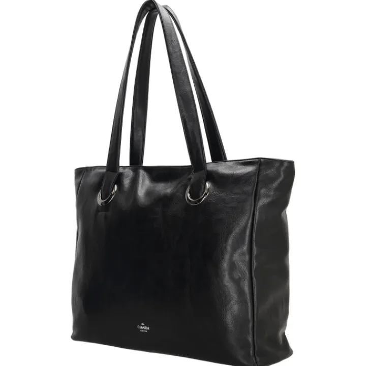 Schoudertassen|Damestassen>Charm London Liberty Laptoptas 17.3" black