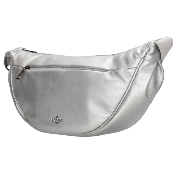 Schoudertassen|Crossbody>Charm London Lupin Shoulderbag zilver