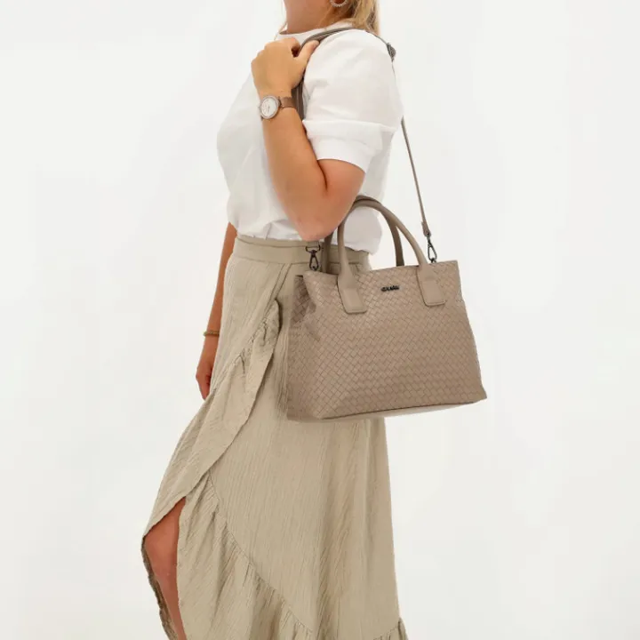 Schoudertassen|Handtassen>Charm London Mirabello Handbag taupe