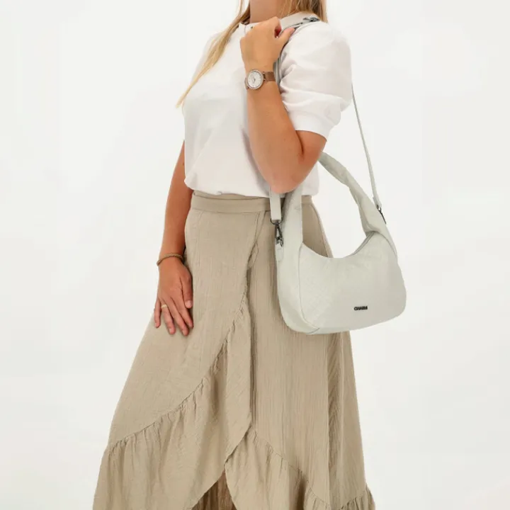 Schoudertassen|Crossbody>Charm London Mirabello Shoulderbag lightgrey