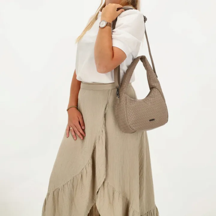 Schoudertassen|Crossbody>Charm London Mirabello Shoulderbag taupe