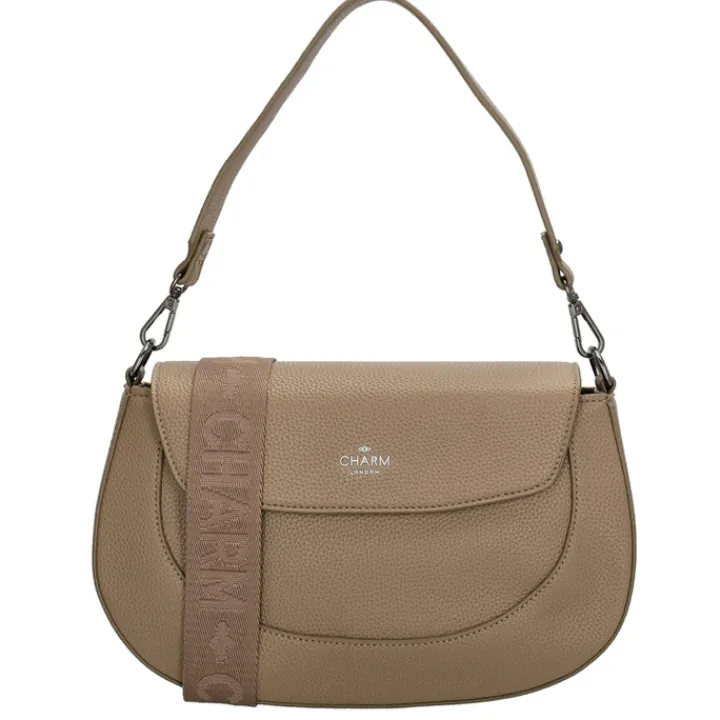 Schoudertassen|Fashion Tassen>Charm London Montmartre Shoulderbag taupe
