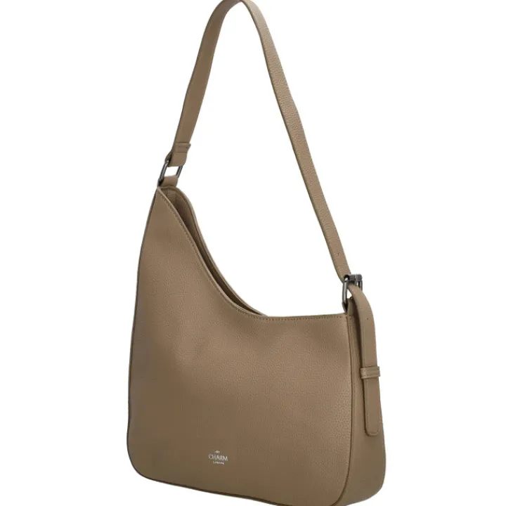 Schoudertassen|Fashion Tassen>Charm London Montmartre Shoulderbag taupe