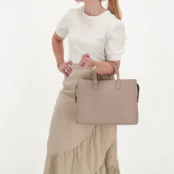 Schoudertassen|Handtassen>Charm London Muggiano Handbag lichttaupe
