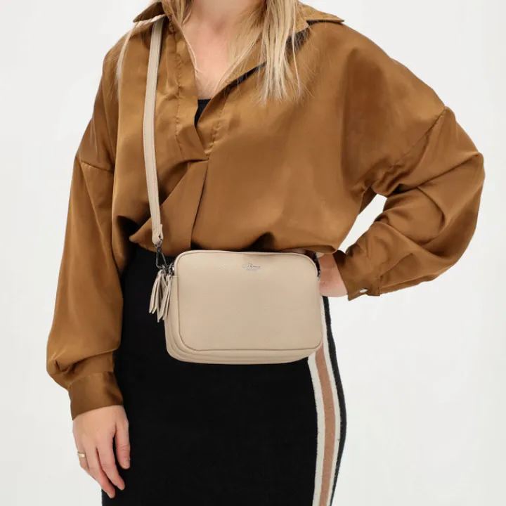 Schoudertassen|Crossbody>Charm London New York Crossbody taupe