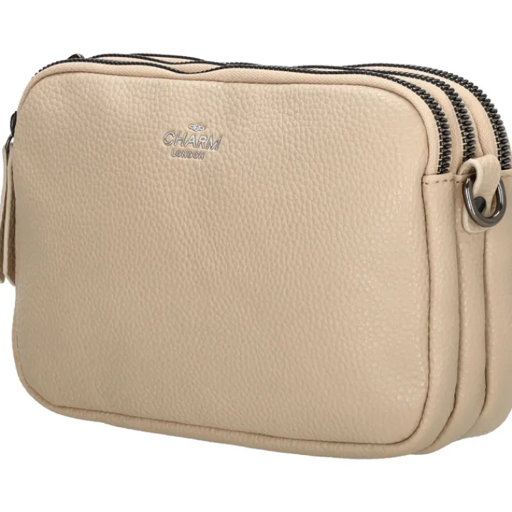 Schoudertassen|Crossbody>Charm London New York Crossbody taupe