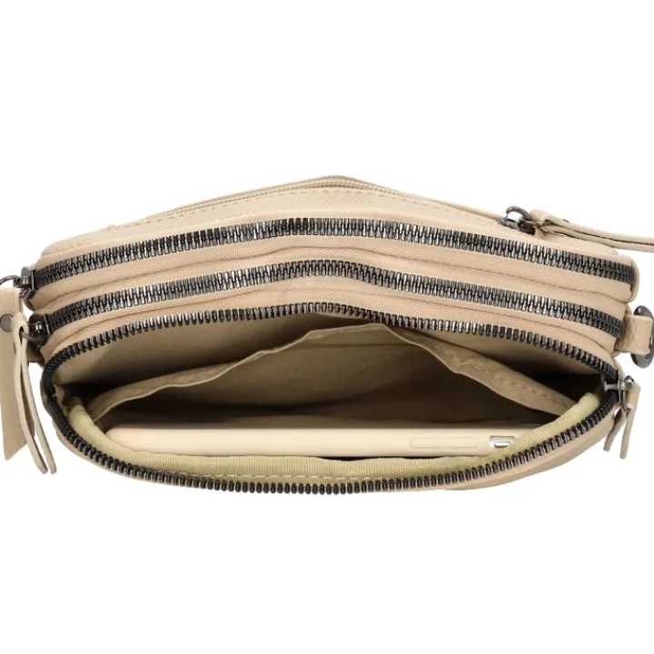 Schoudertassen|Crossbody>Charm London New York Crossbody taupe