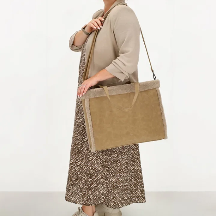 Schoudertassen|Herentassen>Charm London Newington Shopper taupe