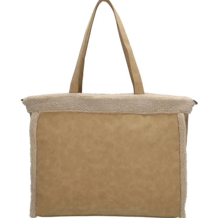 Schoudertassen|Herentassen>Charm London Newington Shopper taupe